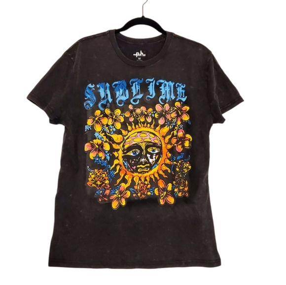 Sublime Decal Black Faded Tshirt‎ Tee Shirts Top Unisex Size Medium NWOT - Picture 7 of 8
